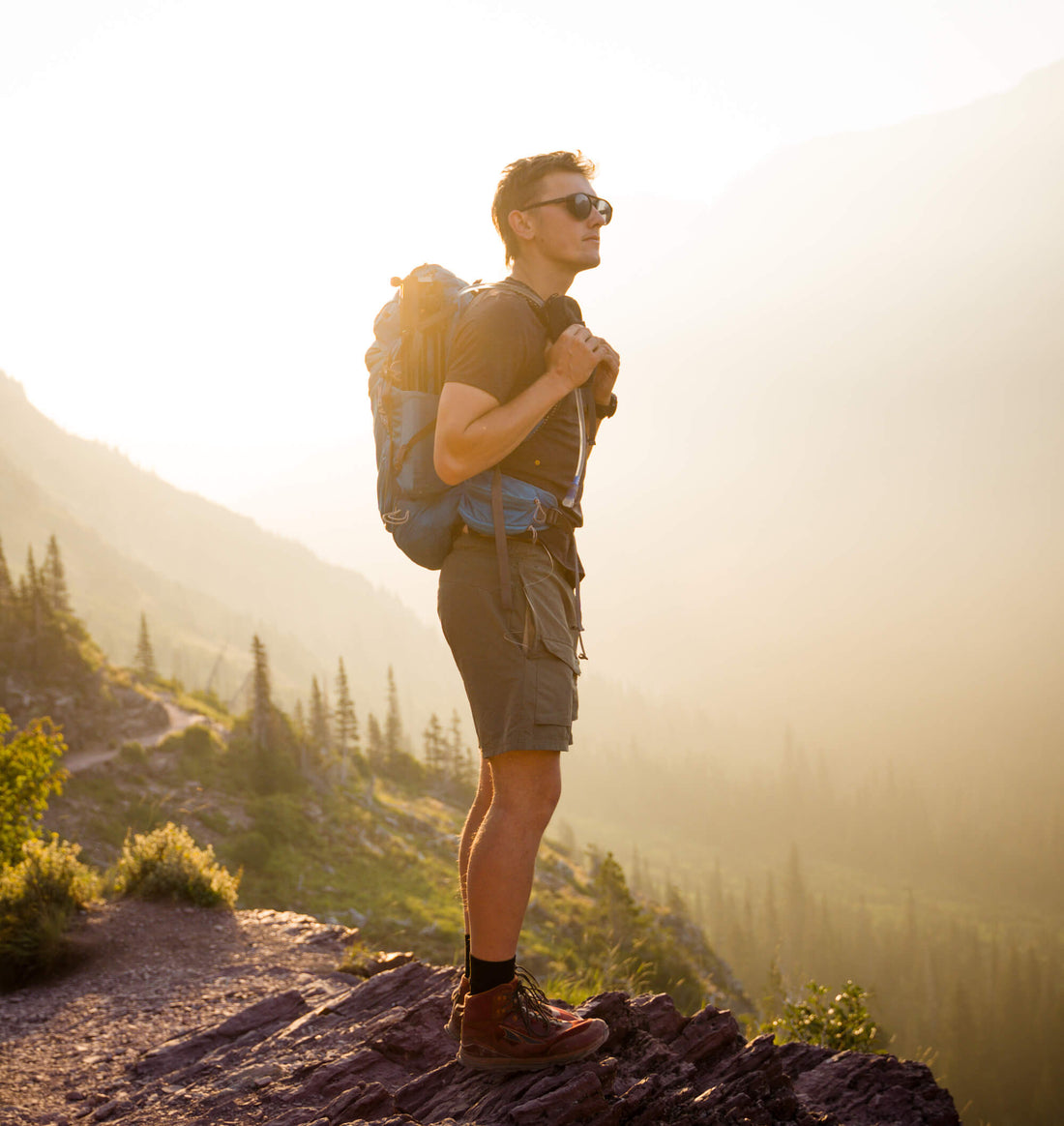 Taylor Dalton outdoors as a Canvas Cutter ambassador in a rugged western landscape