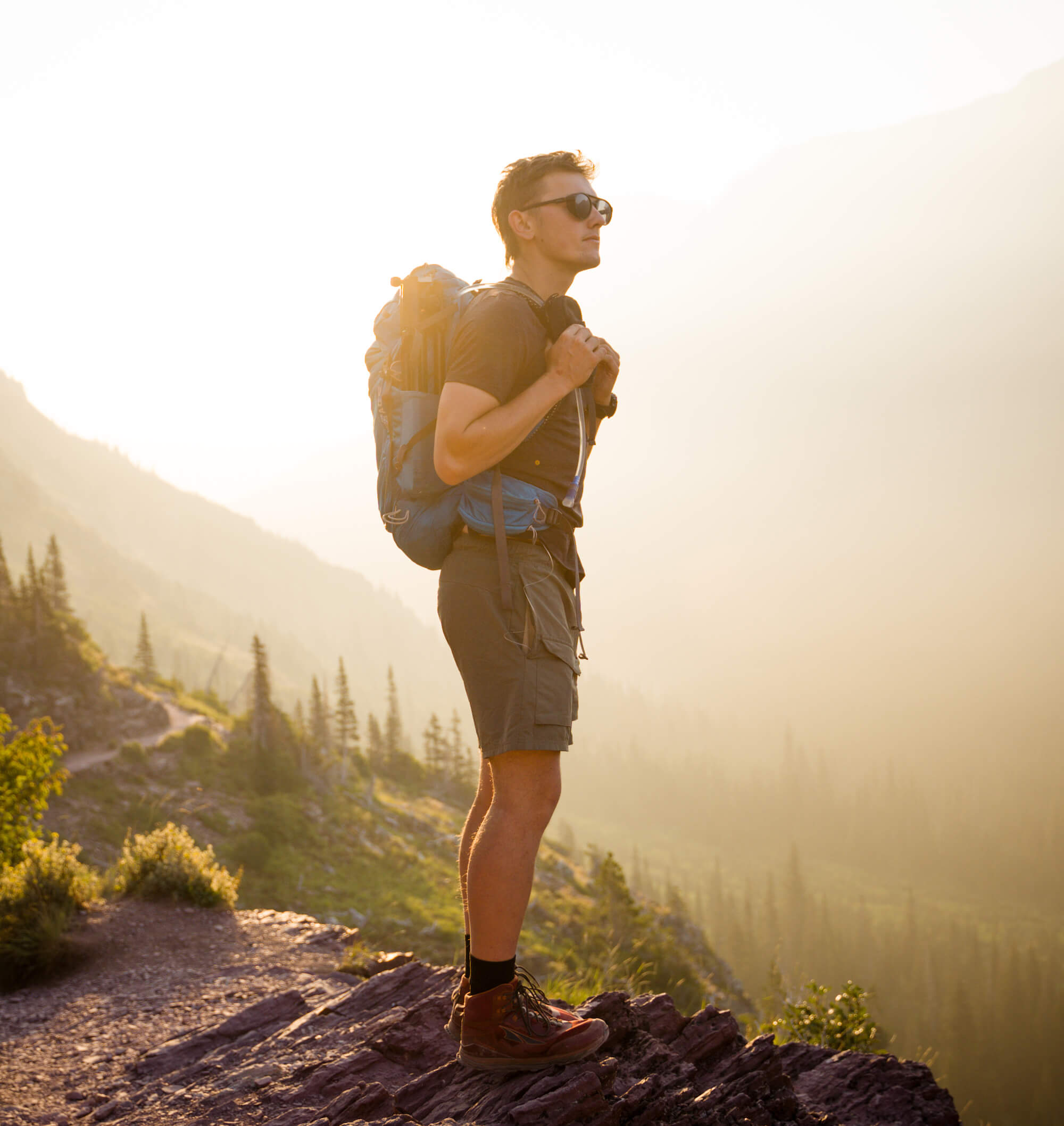 Taylor Dalton outdoors as a Canvas Cutter ambassador in a rugged western landscape