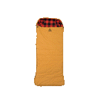 Canvas Cutter Bunker Bag sleeping bag animation laid flat showing full length design and canvas shell