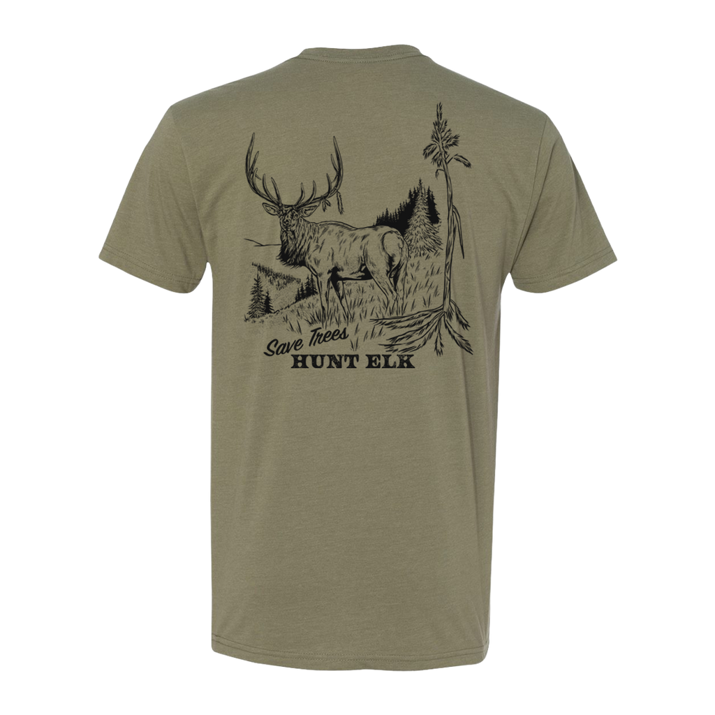 save the trees with canvas cutter by hunting elk. Canvas cutter canvas gear helps with hunting