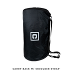 portable foam sleeping pad packed inside carry bag for camping and travel