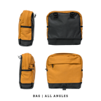 Insulated western saddle bag with side pocket and main compartment