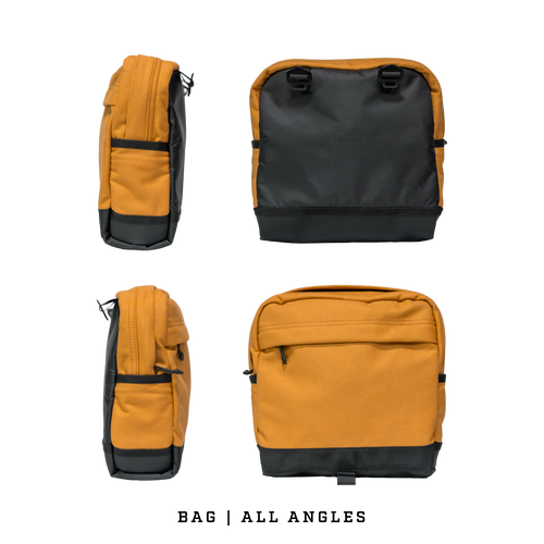 Insulated western saddle bag with side pocket and main compartment