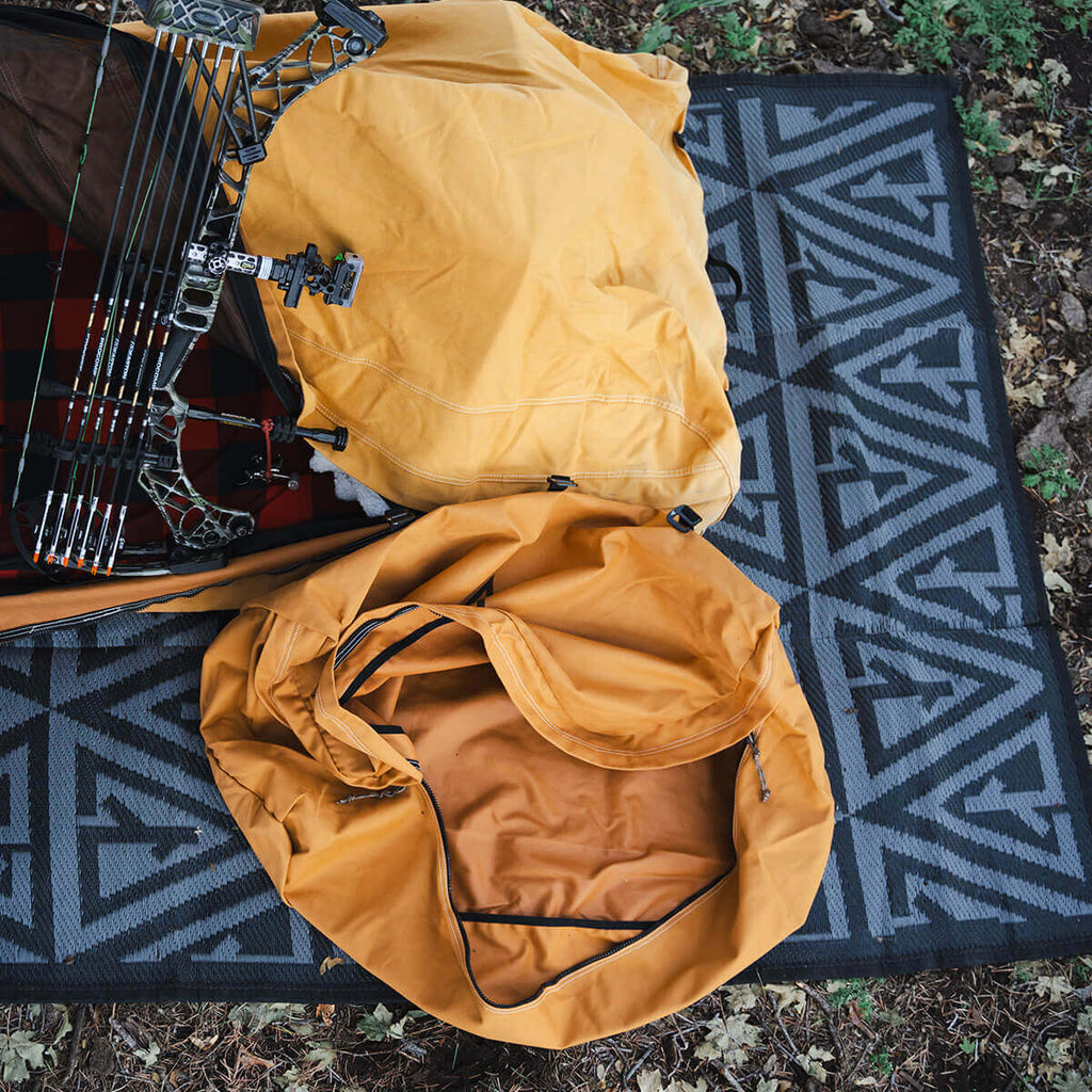 Barrier Mat used under a Canvas Cutter bedroll to keep the sleep system clean