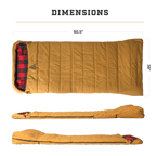 Side view of the Bunker Bag showing thickness and insulation profile