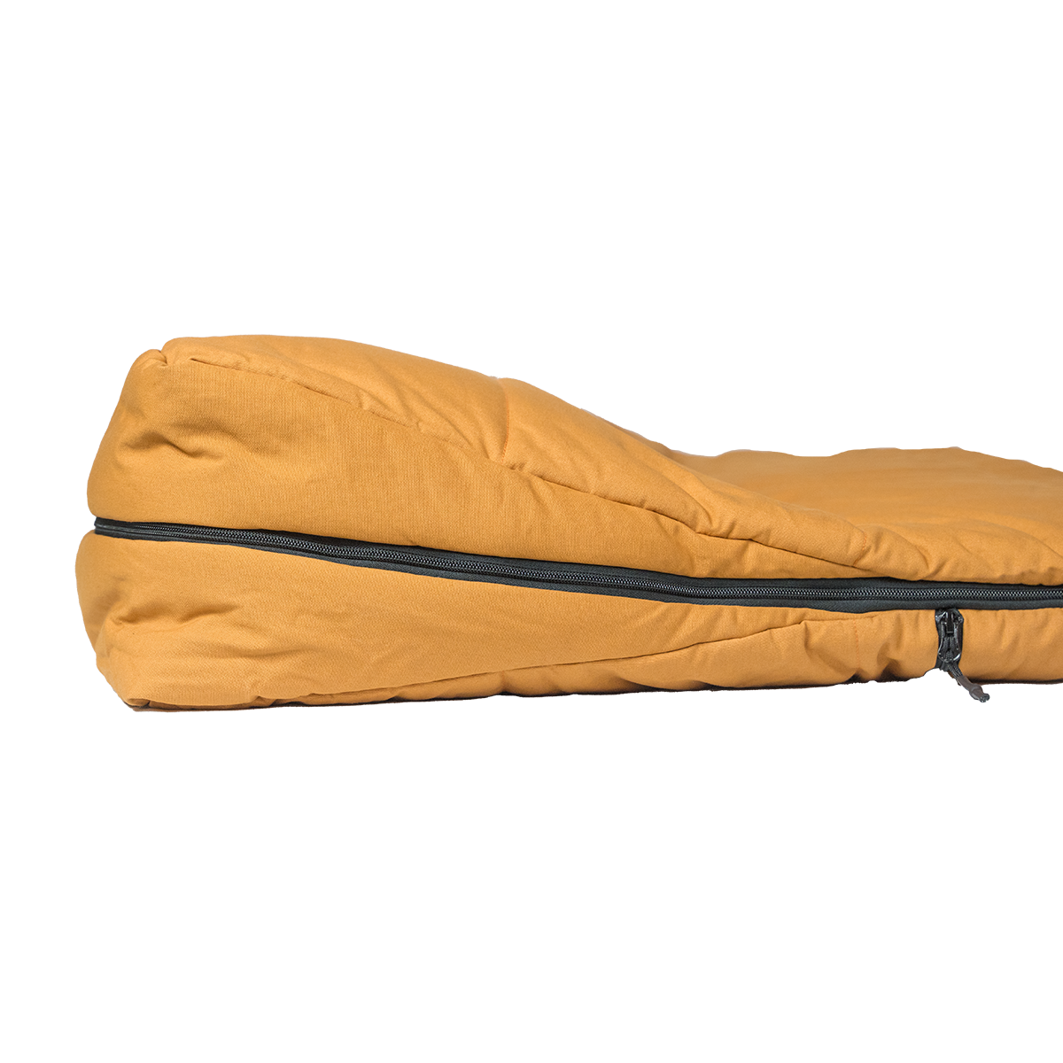 Wedge shaped foot box on the Bunker Bag designed for comfort and warmth