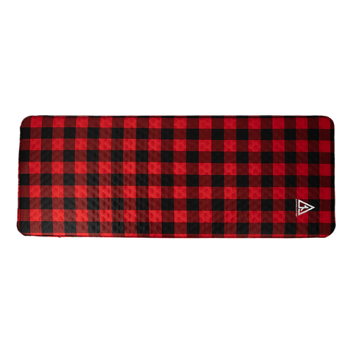 Canvas Cutter Bedrock Pad fully extended showing top view of the hybrid sleep pad design