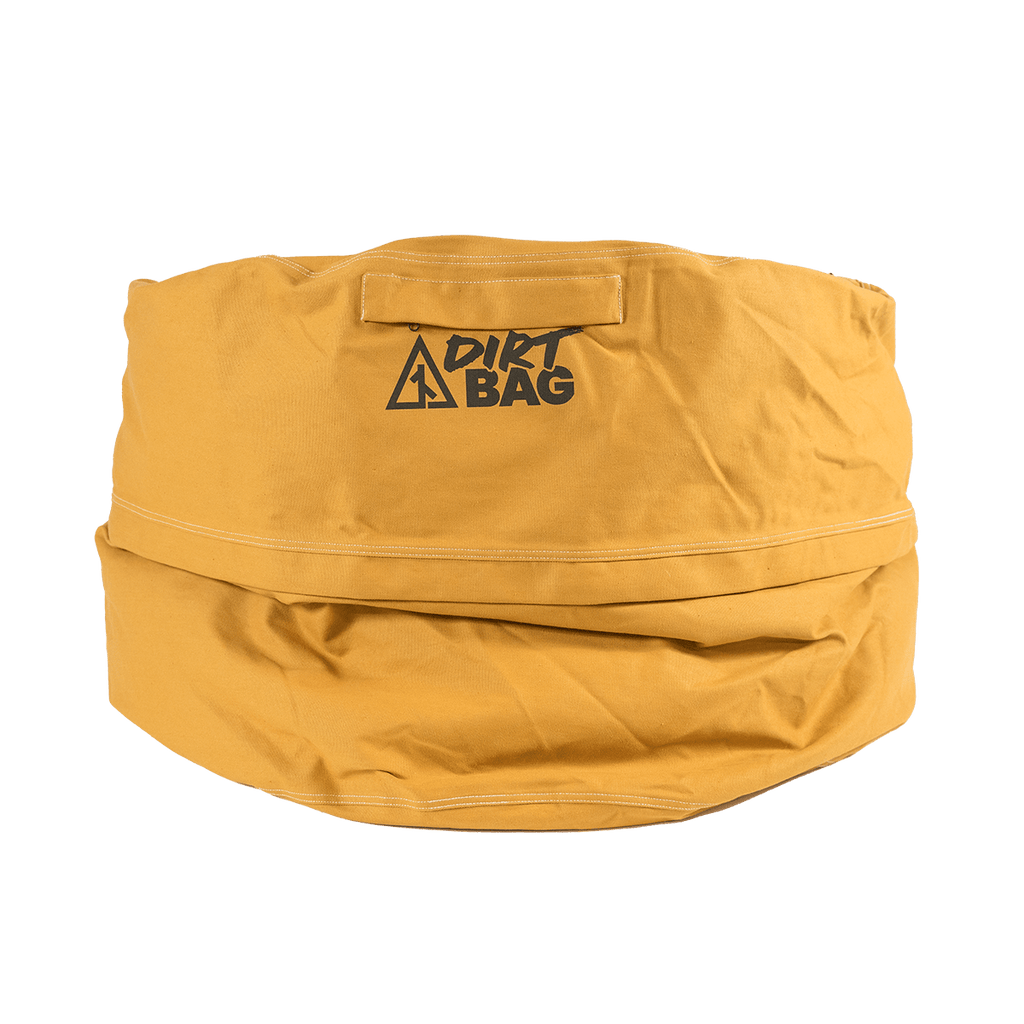 Canvas Cutter Dirt Bag canvas bean bag shown from the front