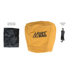 Dirt Bag components including internal mesh bag and shoulder strap