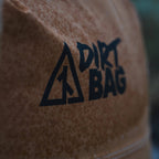Dirt Bag logo printed on rugged canvas material