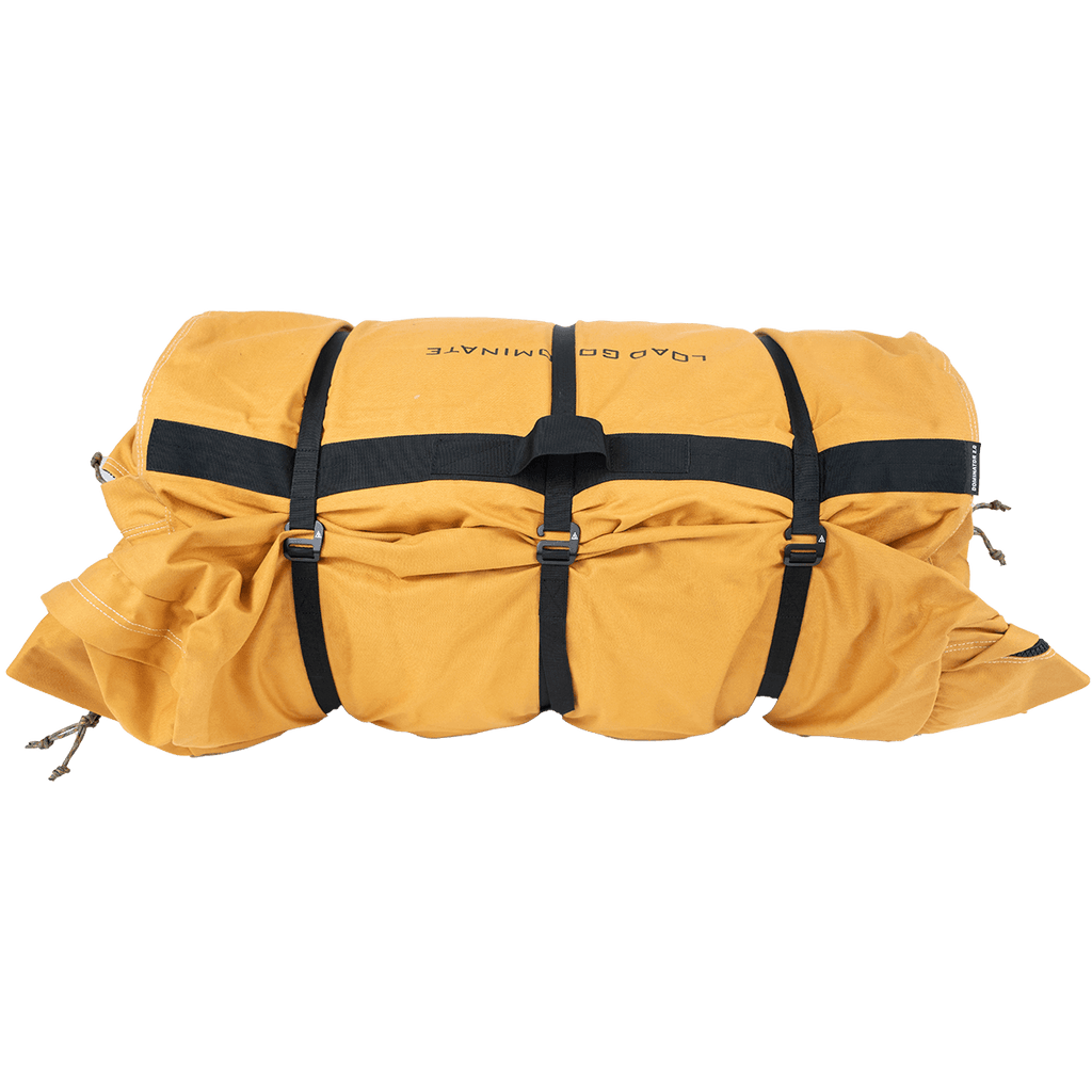 Bottom view of The Locker showing attachment straps and reinforced canvas