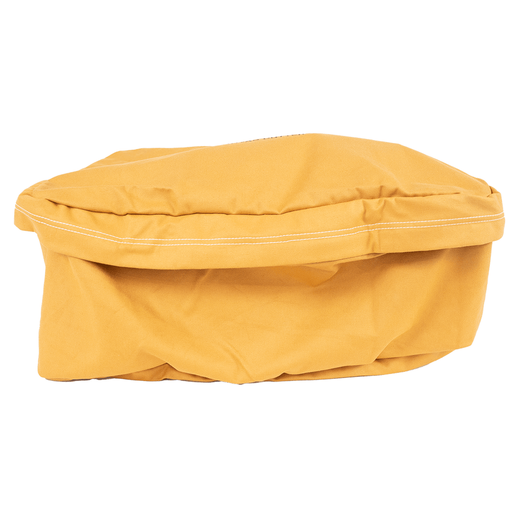 Side profile of The Locker showing rugged canvas construction