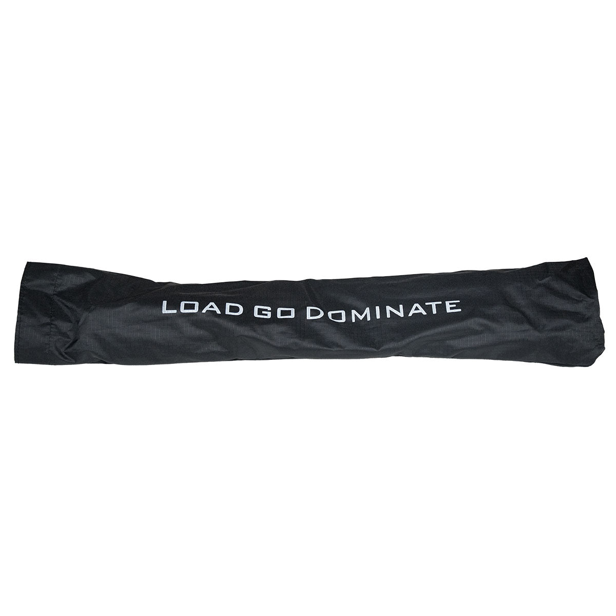 Summit Pole System packed inside storage bag with Load Go Dominate branding