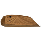 Summit Sleep System fully zipped closed showing weather resistant outer shell