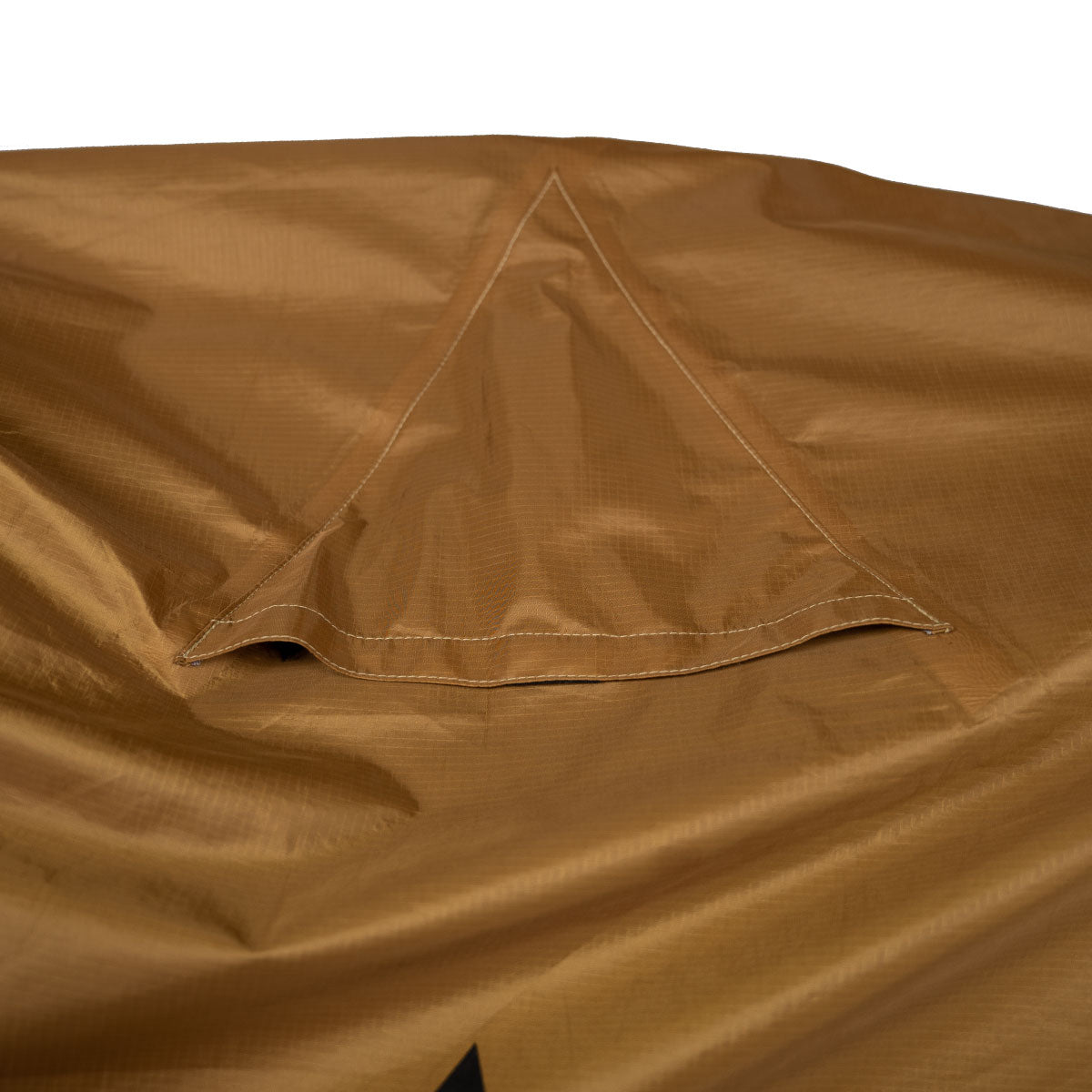 Vent flap on the Summit Sleep System closed for weather protection